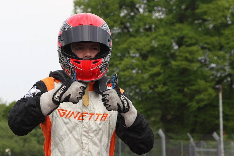 Matt Chapman thumbs up GT5 Oulton Park